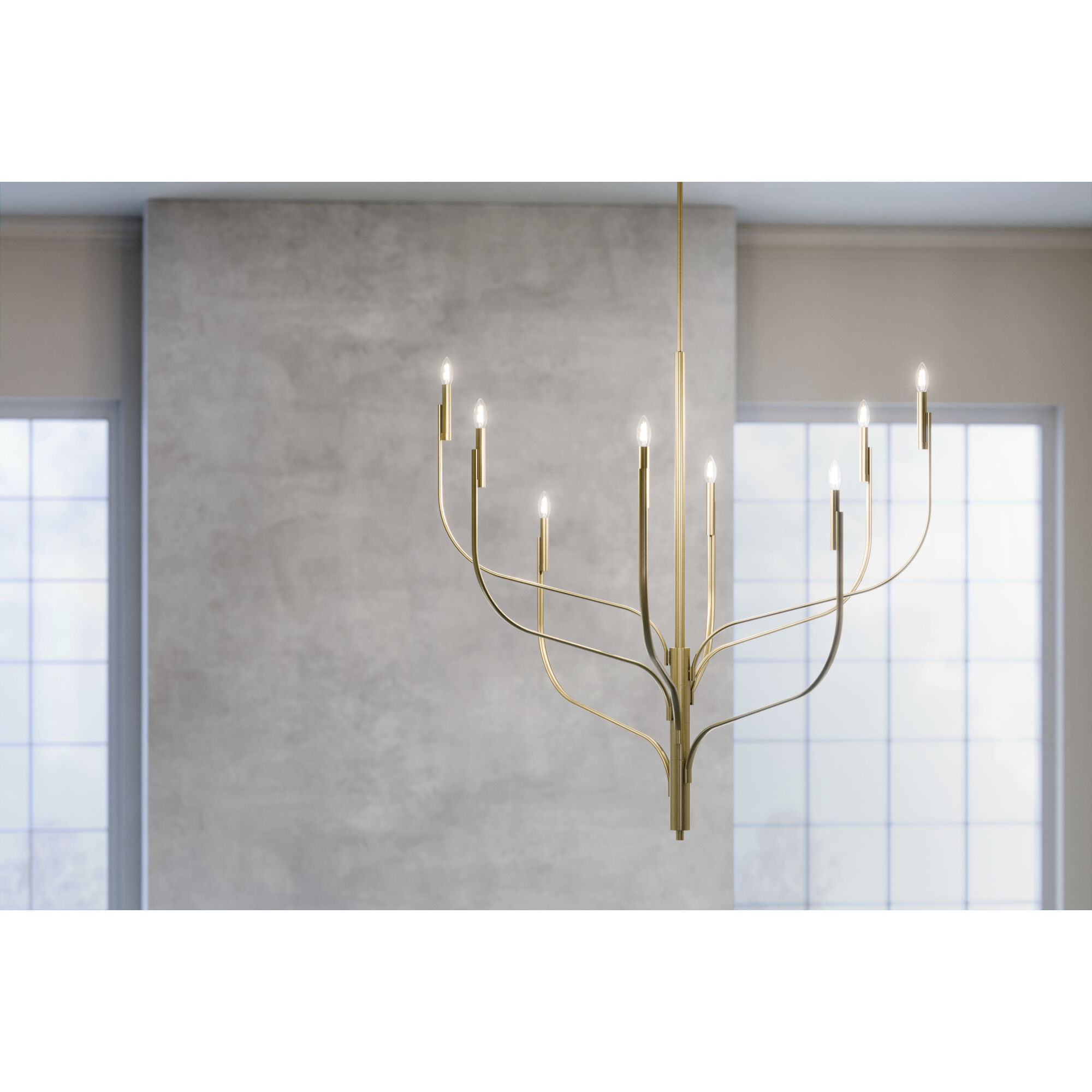 ベストセラー 52675CPZ Kichler Livadia Chandelier Bronze Champagne Light 8 その他